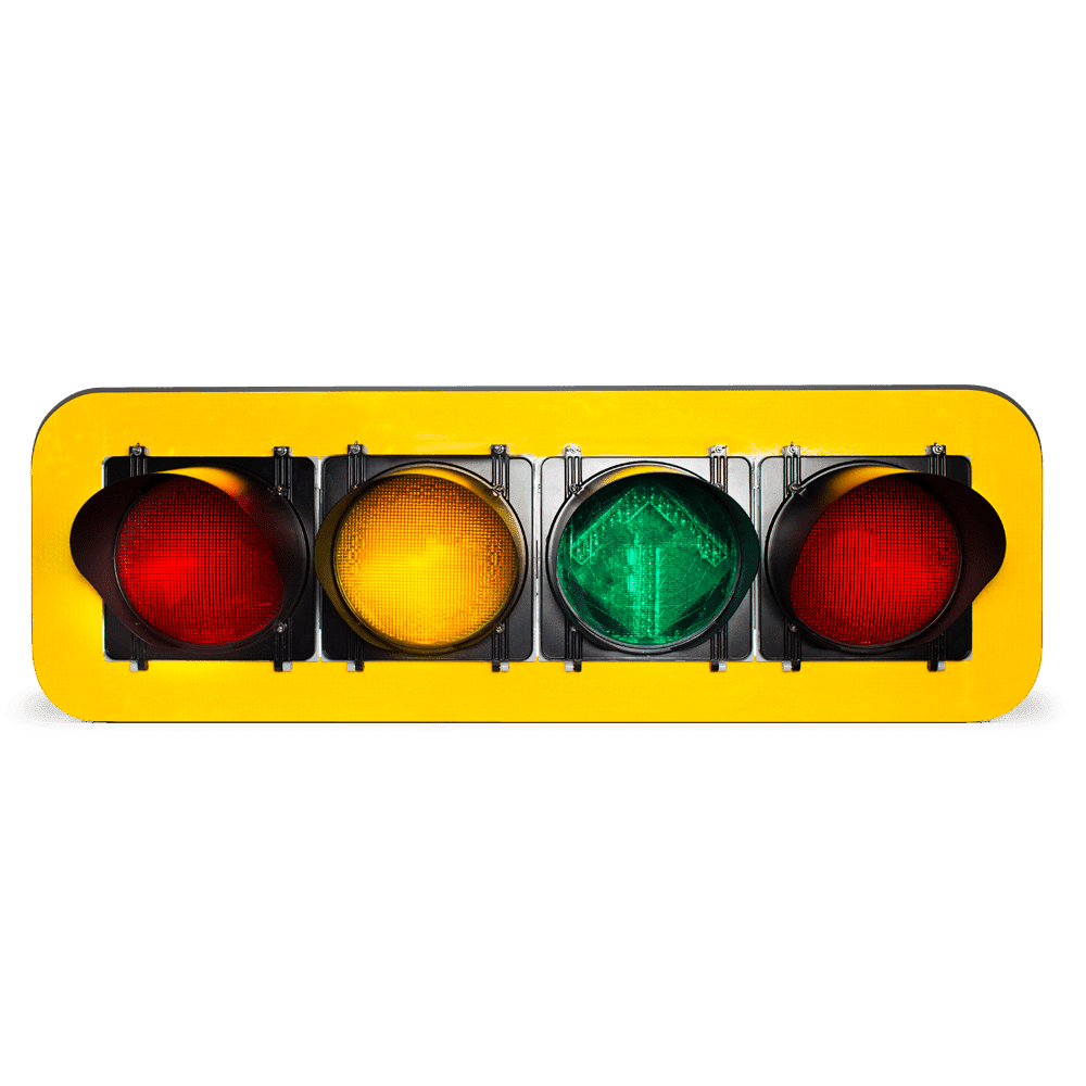 Aluminium Frame Horizontal Traffic Signals